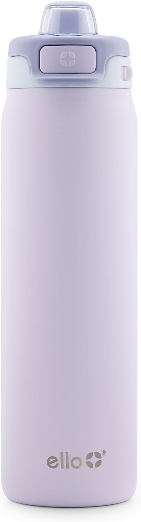 Ello Pop & Fill 22oz Stainless Steel Water Bottle with Quick Fill Technology, Double Walled and Vacuum Insulated Metal, Leak Proof Locking Lid, Sip and Chug, Reusable, BPA Free, Aurora (Pack of 6)