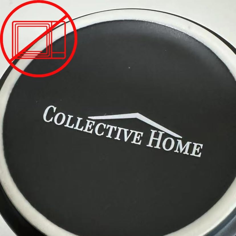 COLLECTIVE HOME - Black Monogram Ceramic Mugs, 15 oz Golden Initial Coffee Cups, Elegant Alphabet Tea Mugs, Personalized Halloween Mug with Gift Box, Perfect for Office and Home Décor (a)