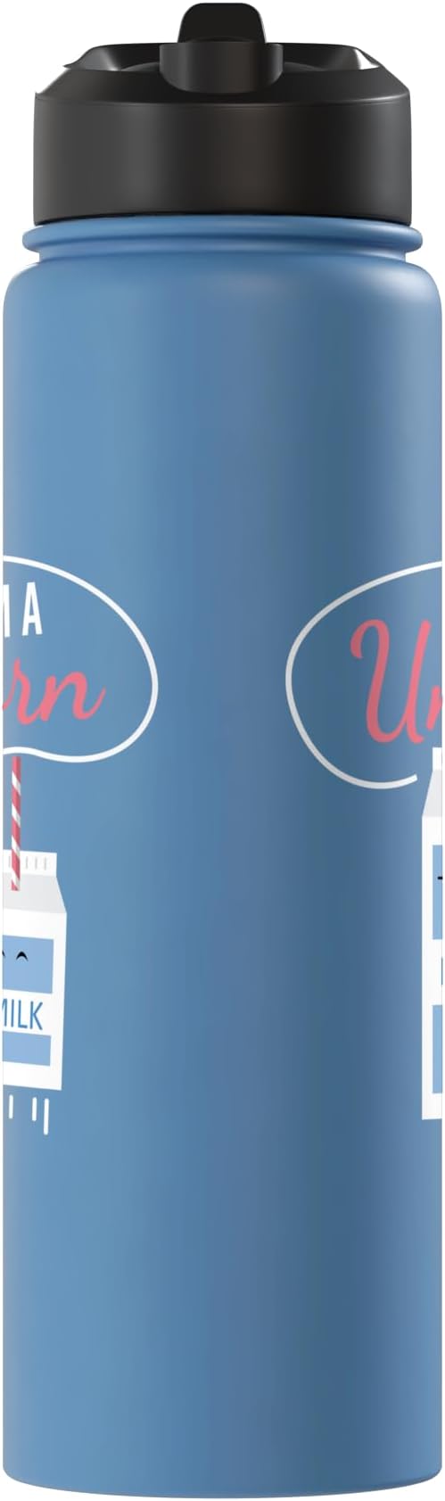 I Am A Unicorn I Milk Funny Funny Milk Carton Fun Unicorn Stainless Steel Insulated Water Bottle