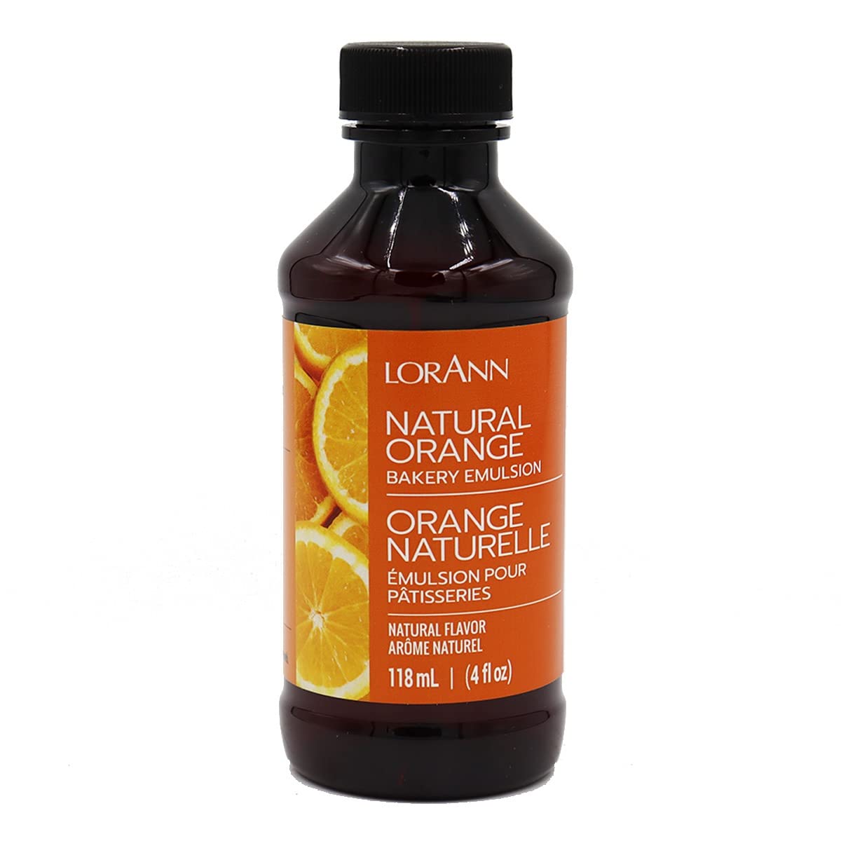 LorAnn Orange Bakery Emulsion, 4 ounce bottle (Pack of 2)
