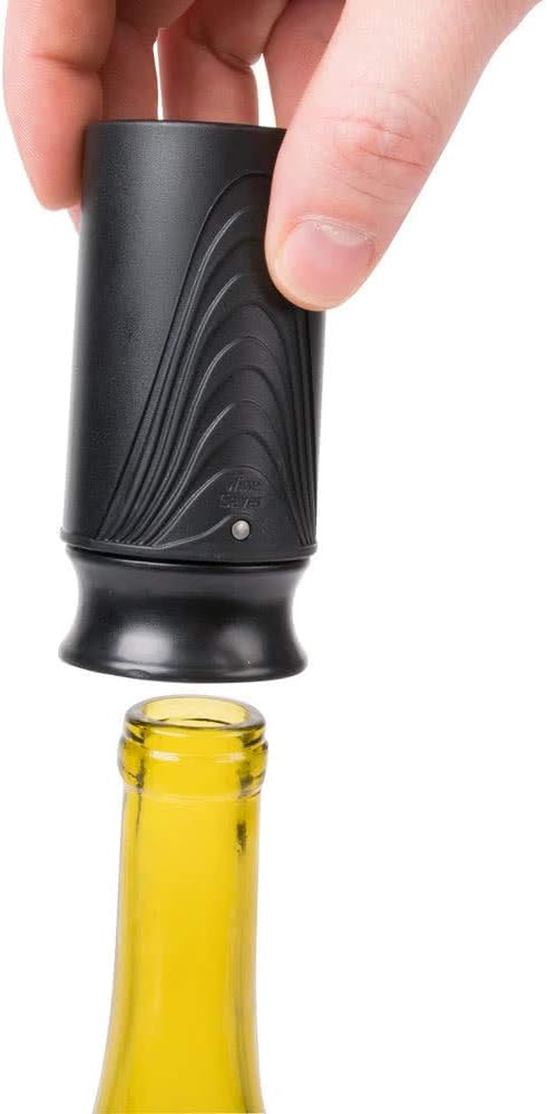 Franmara Wine Saver Vaccum Pump and Stopper, Black, 3