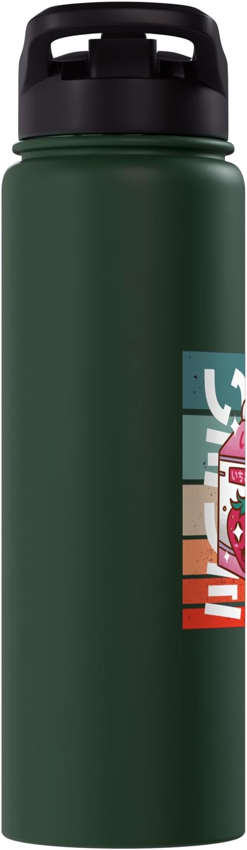 Kawaii Milk Carton Japanese Culture Adorable Strawberry Cute Stainless Steel Insulated Water Bottle