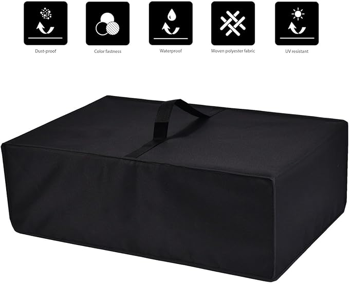 AF-WAN Heavy Duty 600D Nylon Black Toaster Cover, Waterproof, Dustproof, UV-Protected, Fits Elite Gourmet ECT-3100, Mueller MT-110ss & Other 4-Slice Toasters