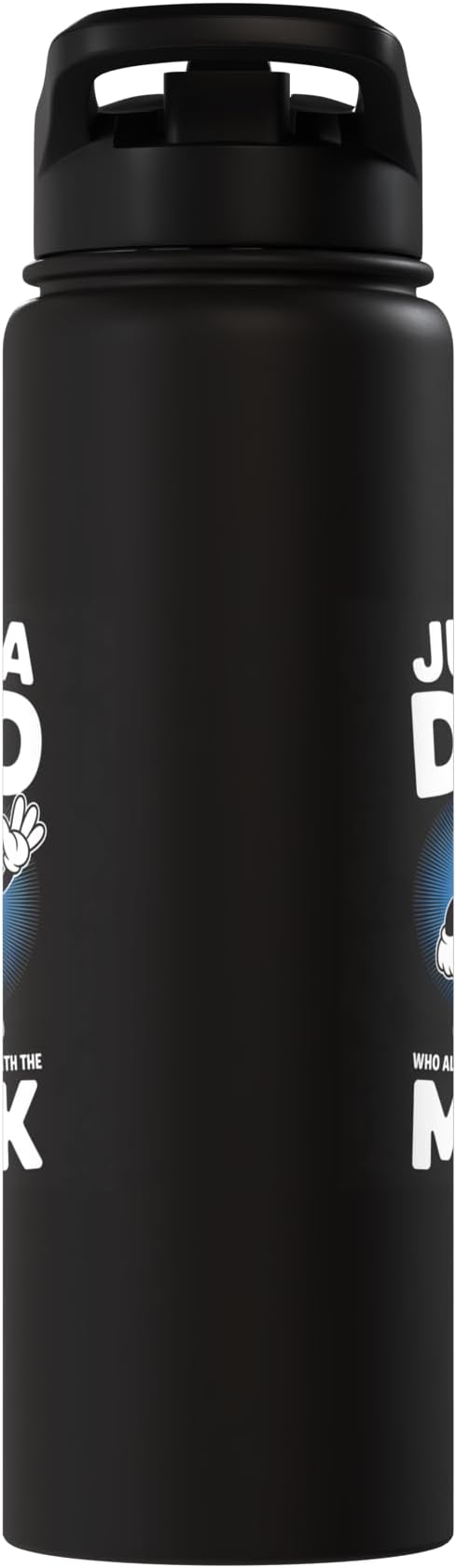 Just A Dad Who Always Came Back With Milk Stainless Steel Insulated Water Bottle