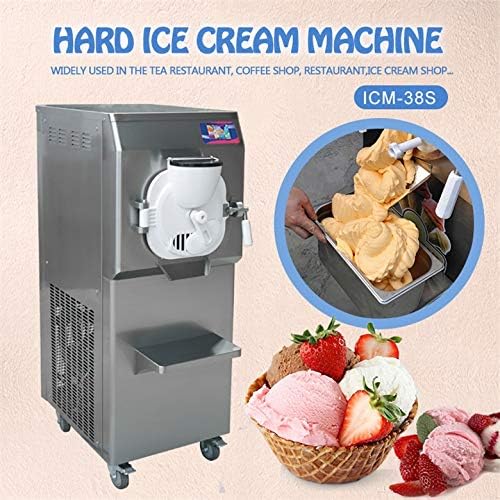 Kolice Heavy Duty ETL Certificate Commercial Gelato Hard ice Cream Machine, Sorbettos Making Machine, Italian water Ice Cream Machine,12-15 Gal/Hour