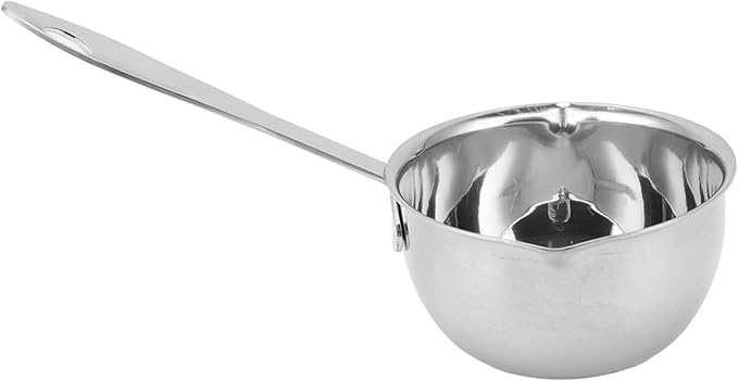 Stainless Steel Mini Saucepan, 150ml - Flat Induction Bottom Warmer Hot Pot