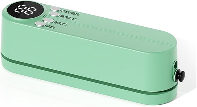 Sealing Machine, Bag Sealer Heat Seal Heat Sealer Portable Resealer Machine Bag Sealer Wrap Sealer Press And Seal Wrap Vacuum Sealer Machine(Green)