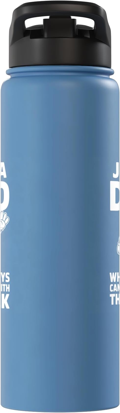 Just A Dad Who Always Came Back With The Milk Stainless Steel Insulated Water Bottle