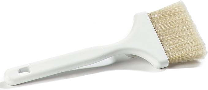 SPARTA 4037900 Meteor Boarhair Basting Brush, Dishwasher Safe With Built-In Plastic Handle, 3 Inches, Brown