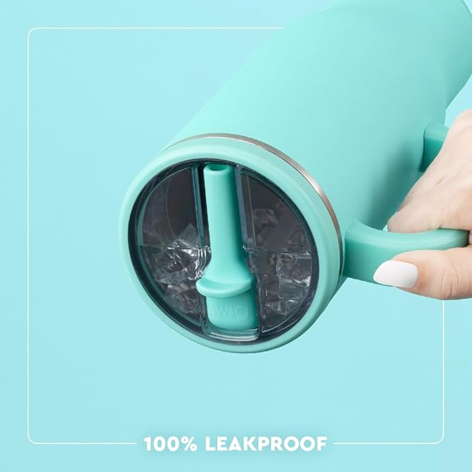 Swig Life 30oz Mega Mug, 30oz Tumbler with Handle and Straw, Large Insulated Tumblers, Cup Holder Friendly Travel Mug, Stainless Steel 30 oz Tumbler, Reusable Insulated Water Bottle (Easter Bunny)