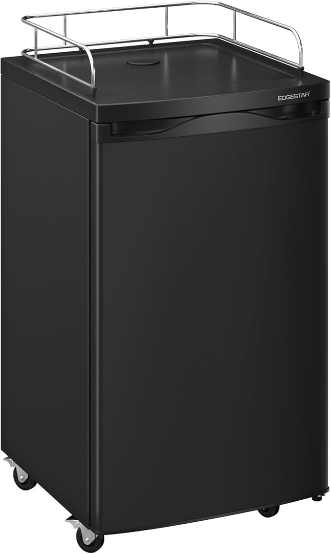 EdgeStar BR2001SS Ultra Low Temp Stainless Steel Refrigerator for Kegerator Conversion