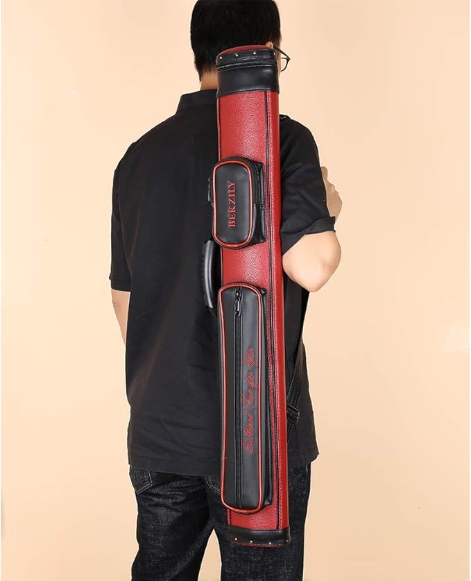 2X2 Billiards Pool Cue Tube Carrying Case
