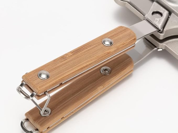 Snow Peak Tramezzino Sandwich Maker, Stainless Steel, Rectangular, Polished