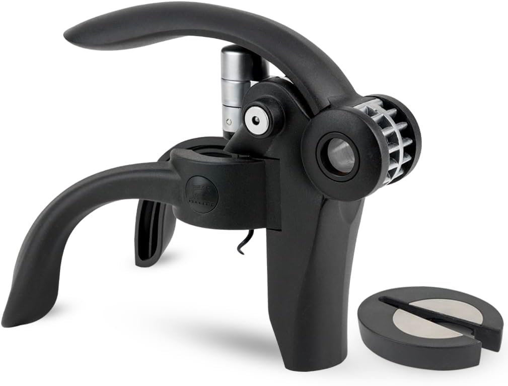 Peugeot 200510 Baltaz Dark Lever Corkscrew/Wine Bottle Opener, Black 5.52in.