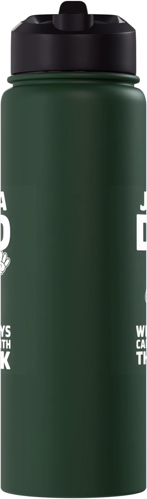Just A Dad Who Always Came Back With The Milk Stainless Steel Insulated Water Bottle