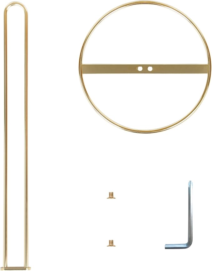 Gold Paper Towel Holder Countertop, OBODING, Kitchen Paper Towel Stand Holder for Kitchen Organization and Storage, Paper Towel Holders for Standard and Large Size Rolls (Gold)