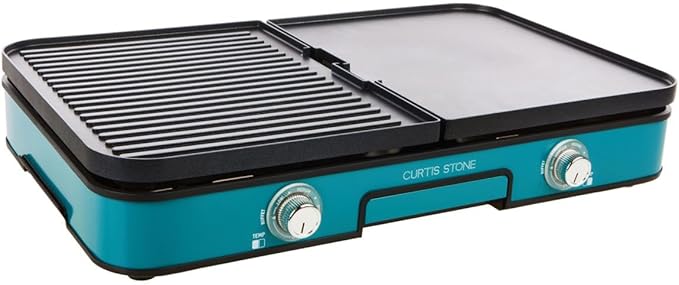 Curtis Stone Dura-Pan 3-in-1 Electric Grill Griddle (Renewed)