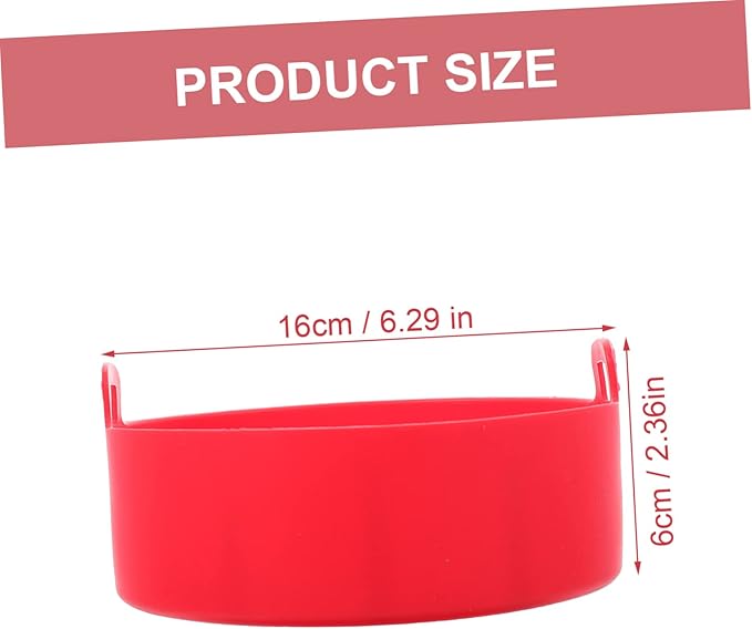 Air Fryer Silicone Liners Pan Liner Air Fryer Accessory Easy to Remove Non-stick Red
