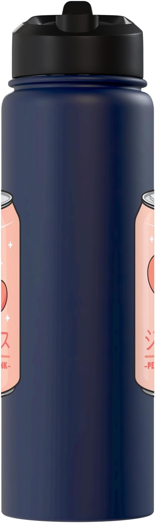 Kawaii Soft Drink Aesthetics Japanese Peach Juice Stainless Steel Insulated Water Bottle