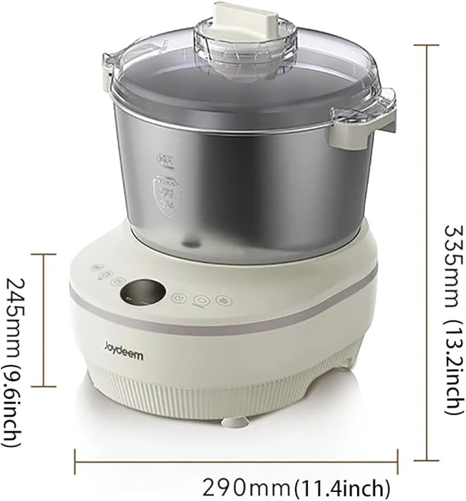 Joydeem HMJ-A701 Electric Dough Maker (7.4Qt) with Ferment Function - Ideal for Bread, Pizza, Sourdough & Dumpling Dough