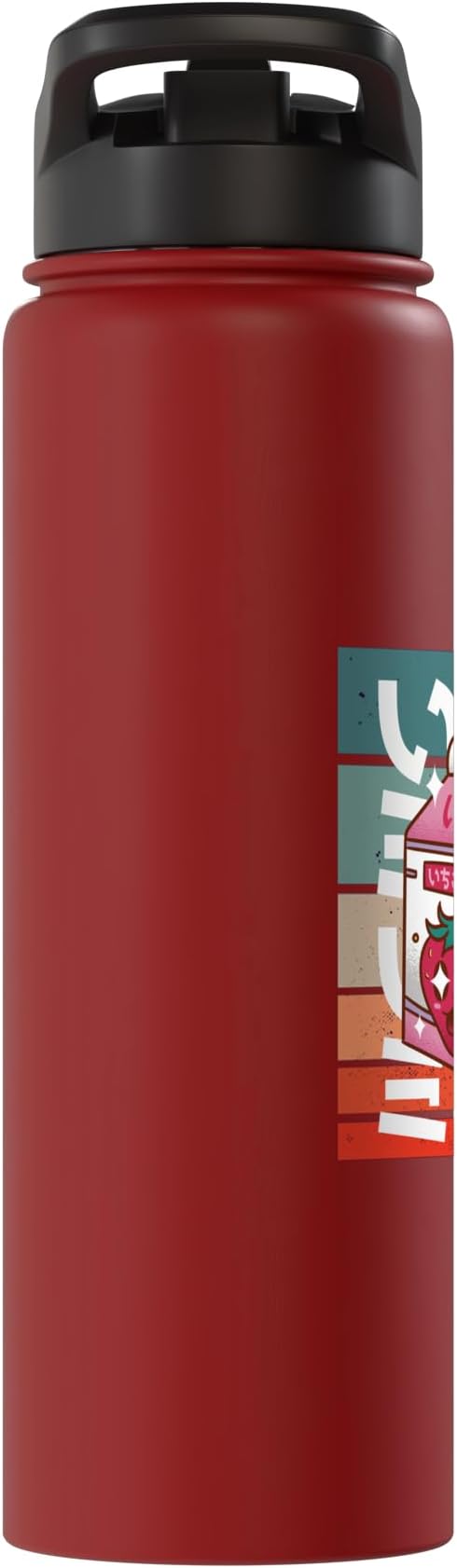 Kawaii Milk Carton Japanese Culture Adorable Strawberry Cute Stainless Steel Insulated Water Bottle