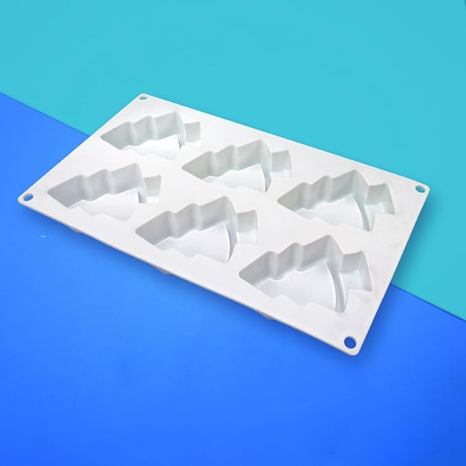 Christmas Tree Silicone Cake Mold, 3D Silicone Baking Molds for Cheesecake, Mousse, and Biscuits, Flexible Non-Stick Design, Easy Release (C_Christmas Tree)
