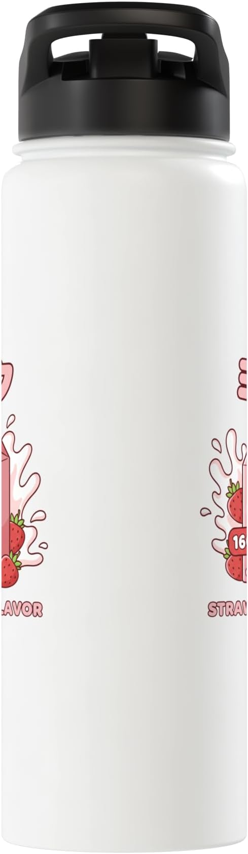 Strawberry Flavor Milk Cartoon Japanese Kawaii Stainless Steel Insulated Water Bottle