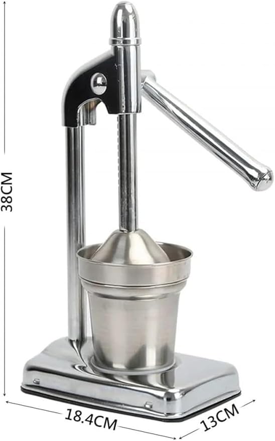 Cast Iron Juicer Hand Press, Manual Cast Iron Juicer Hand Press, Stainless Steel Lemon Squeezer, Heavy Duty Countertop Manual Juicer for Home and Kitchen Bar, Easy to Clean