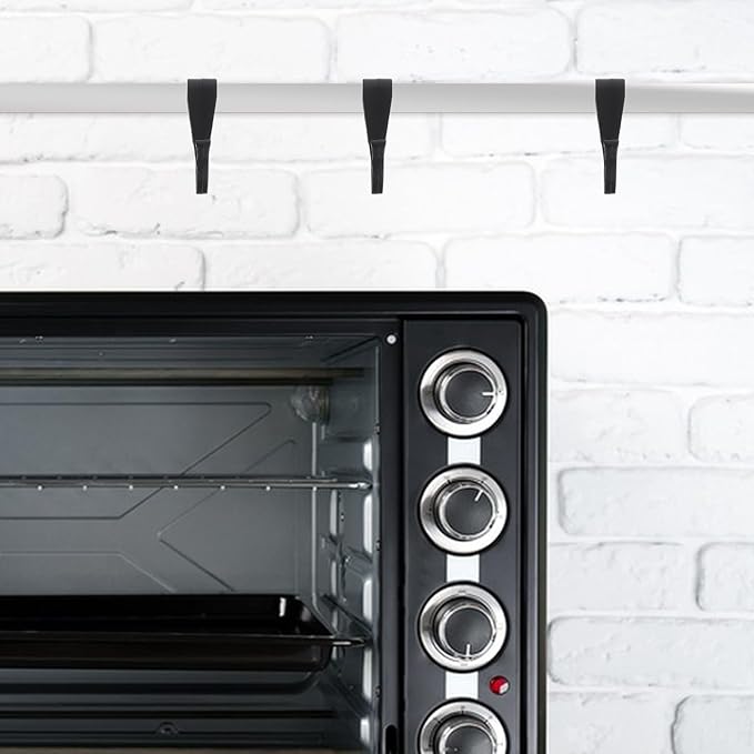 12pcs Compact Dark Plastic S-Hooks for Kitchen Storage, Utility Hanging Hooks for Pots, Pans, Towels, and Wire Grid Racks, Suitable for Kitchen, Bedroom, and Office Organization