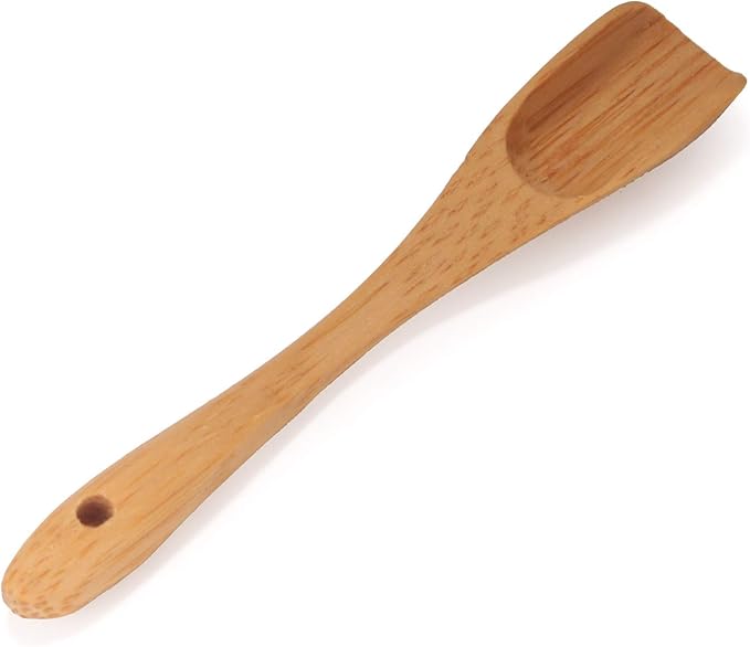BambooMN - 3.1" Small Solid Bamboo Deep Scoop, 30pcs