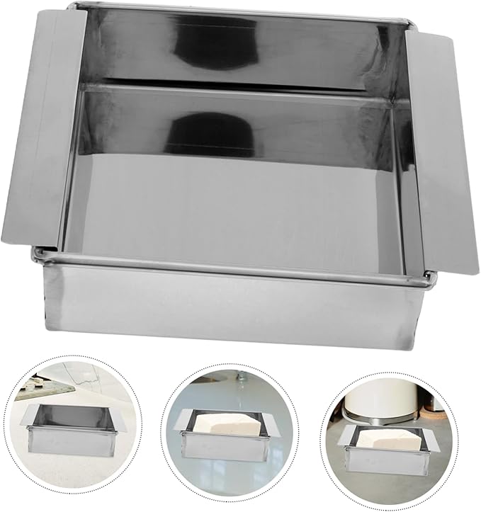 Tofu Maker Kit Stainless Steel Tofu Press Drip Tray Multi-functional Kitchen Utensil for Family Cooking