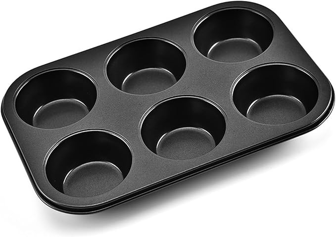 Cast Iron Popover Pan Mini Popover Pan Yorkshire Pudding Tin for Oven Baking, Frittatas, Muffins, Quiches, Pudding Cakes