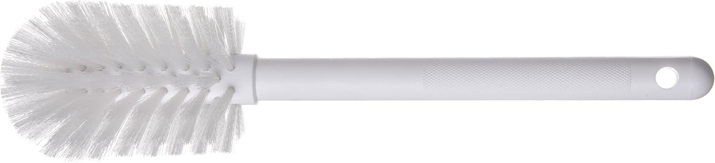 SPARTA 367600TC02 Plastic Household Dish Brush, Dish Brush, Dish Scrub Brush With Lightweight and Break Resistant for Cleaning, 11 Inches, White, 2.5" Width x 2.75" Height (Pack of 6)