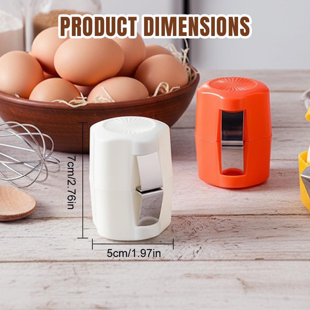 2026 New Egg opener, Egg Shell Separator for Raw Eggs Gadgets Cracker Tool, Upgrade Stainless Steel Egg Cutter Egg Cracker Tool Multifunctional Egg Cutter Multipack (1, Pink)