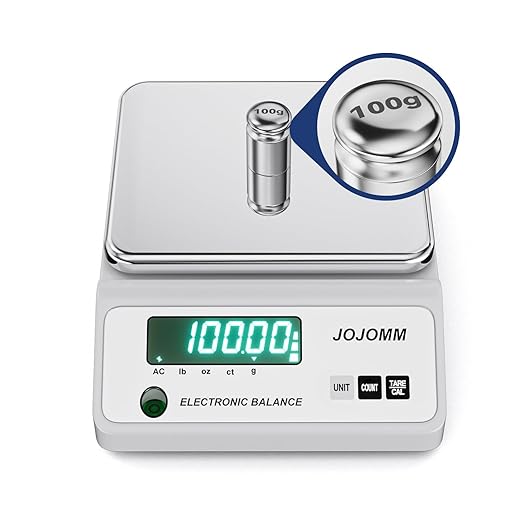 Lab Scale 5000g x 0.01g High Precision Electronic Balance, 0.01g Accurate Analytical Balance, Digital Industrial Scientific Gram Scale for Kitchen, Jewelry