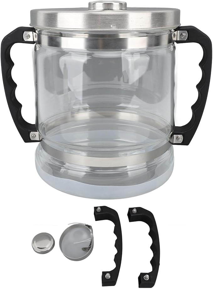 6L Water Distiller Glass Jar for Home Beauty Water Distiller, Replacement Glass Collection Bottle Distiller Water Container, Water Purifier Filter for Home Countertop