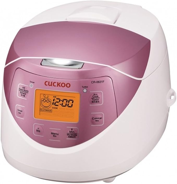 CUCKOO CR-0631F | 6-Cup (Uncooked) Micom Rice Cooker | 8 Menu Options & CR-1020F | 10-Cup (Uncooked) Micom Rice Cooker | 16 Menu Options