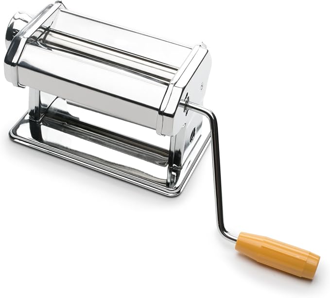 Fox Run 57666 Pasta Maker Machine/Roller, Stainless Steel 8 x 14 x 6.5 inches