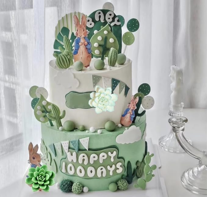 Cactus Silicone Molds Cacti Hawaiian Fondant Mold for Making Sugar Chocolate Candy Gum Paste Cupcake Cake Decoration Supplies