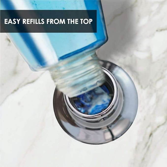 Soap Dispenser for Kitchen Sink (Chrome), Built in Soap Dispenser, Stainless Steel Pump Replacement