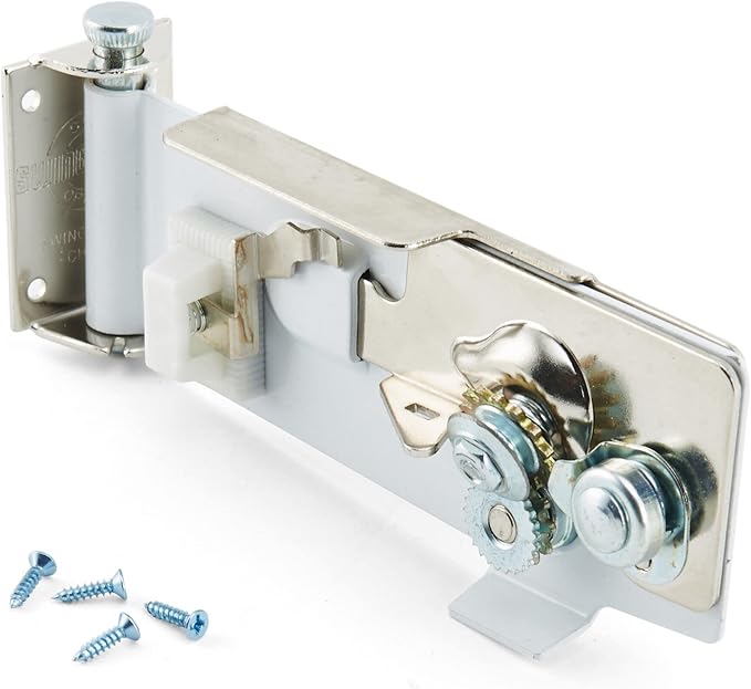 Swing-A-Way Wall Mount Can Opener with Magnet, 1-Pack, White -