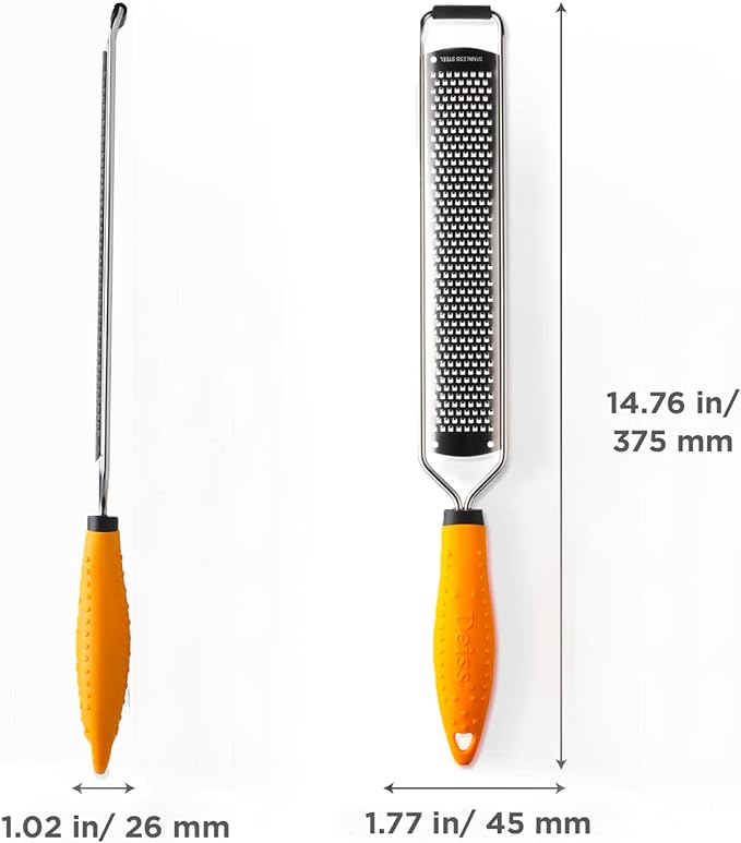 Deiss LUX Stainless Steel Measuring Cups and Spoons Set and Deiss PRO Lemon Zester