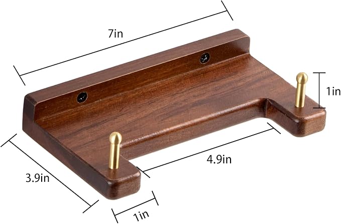 Acacia Wood Plate Hangers for The Wall Decorative Plate Holder for 6-16 Inch Plates, Bowls and Artwork plate wall hangers for display