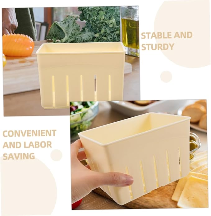 Cabilock 3sets Tofu Press Mold for Homemade Cheese and Bean Curd Tofu Maker Kit for Kitchen Use Easy to Use for Experimenting with Flavors and Textures 4pcs*3