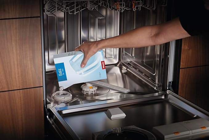 Miele Dish Essentials Cleaning Value Bundle for Miele Dishwashers, Includes 60 UltraTabs in Biodegradable Wrapping, 1.5 kg Dishwasher Salt, and 500 ml Rinse Aid, Phosphate-Free – 11791100
