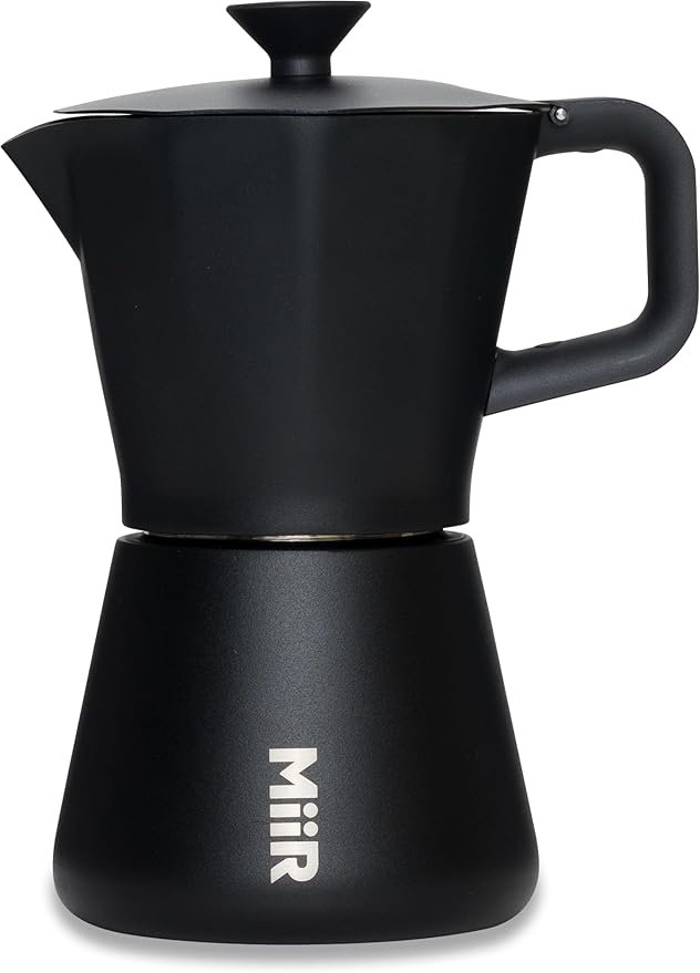MiiR New Standard Moka Pot, 10oz - Durable Coffee Maker for Rich Espresso Strength Brew