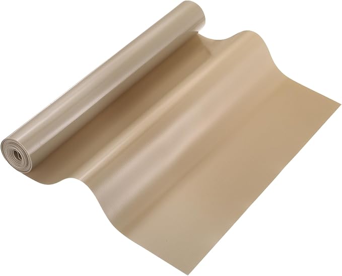 uxcell 11.8IN x 7.9FT Silicone Baking Mat Rolls, Heat Resistant Baking Mats, Non-Stick Pastry Mats, Non-Slip Countertop Mats, Refrigerator Liners Beige