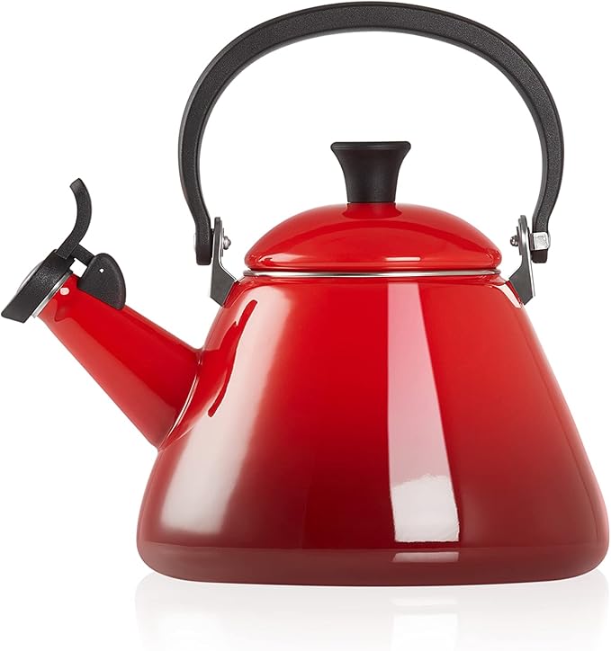 Le Creuset 1.7 Quart Kone Teakettle, Red