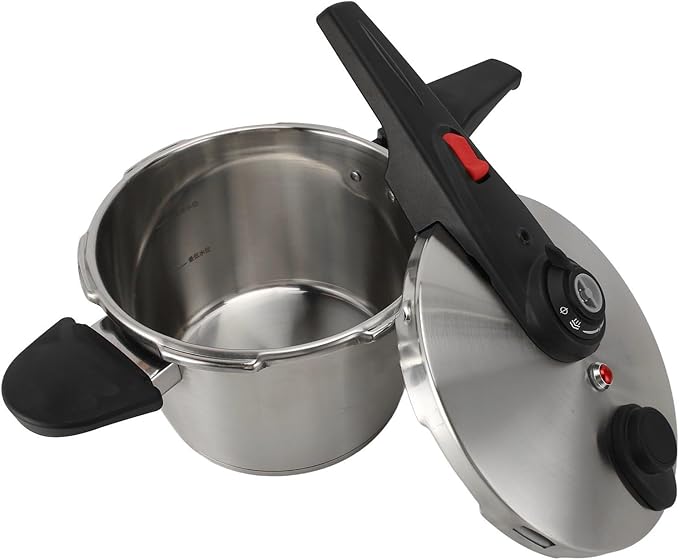 GLOGLOW Electric Pressure Cooker 304 Stainless Steel Multi Cooker, Quick Cooking for Home Kitchen with Pressure Control and Versatile Functions Kitchen Appliances (5L)
