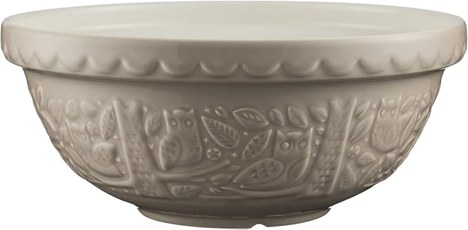 Mason Cash | S18 Owl Embossed Mixing Bowl - 2.85 Quart